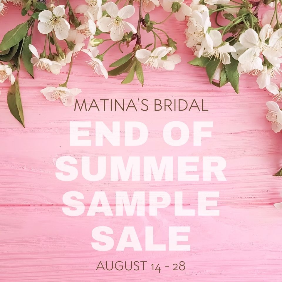 Matina's bridal hot sale