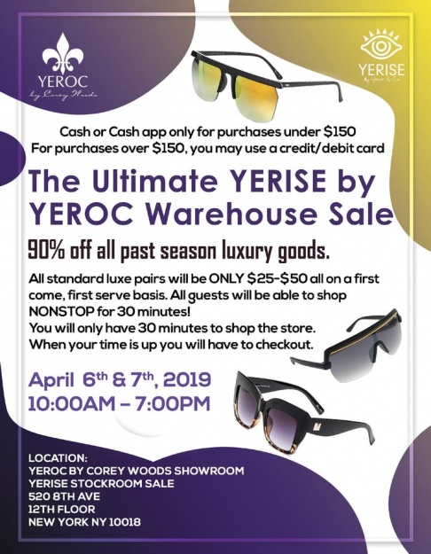 YERISE by YEROC Clearance Sale