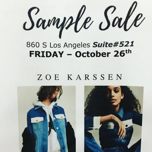 Zoe Karssen Sample Sale