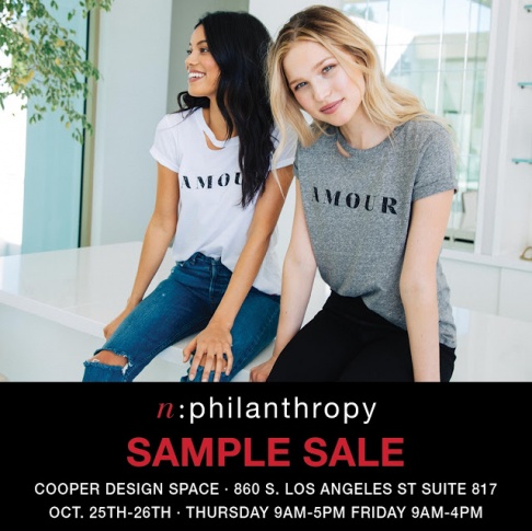 n:Philanthropy Sample Sale