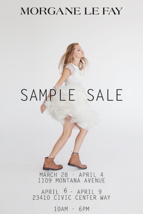 Morgane Le Fay Sample Sale