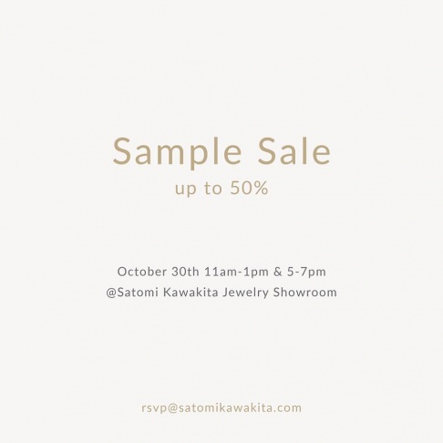 Satomi Kawakita Sample Sale