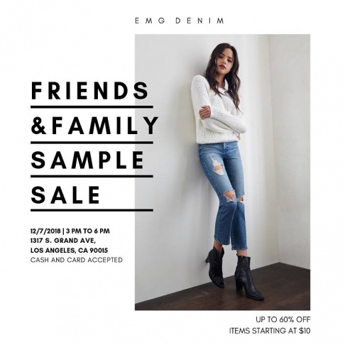 EMG Denim Sample Sale