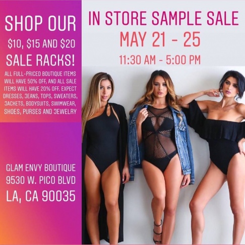 Glam Envy Sample Sale